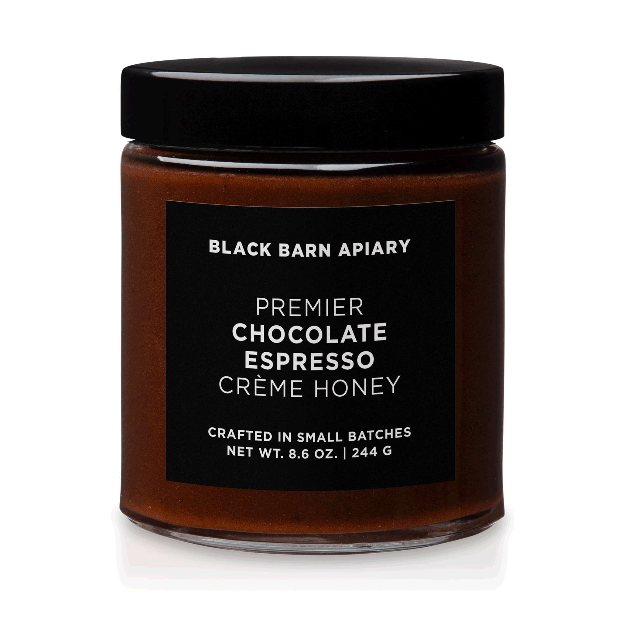 Premier Chocolate Espresso Creme Honey - Black Barn Apiary