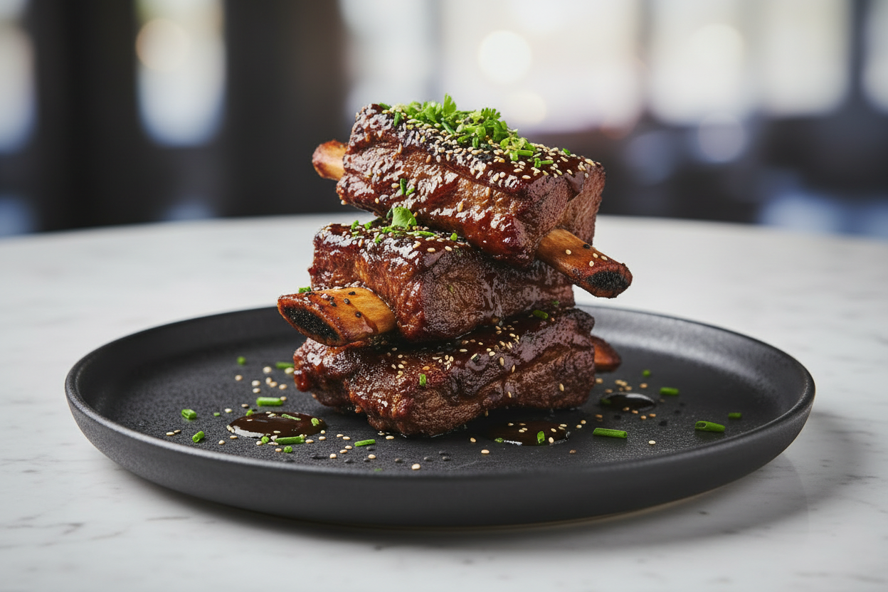 Chipotle Honey Glazed Short Ribs