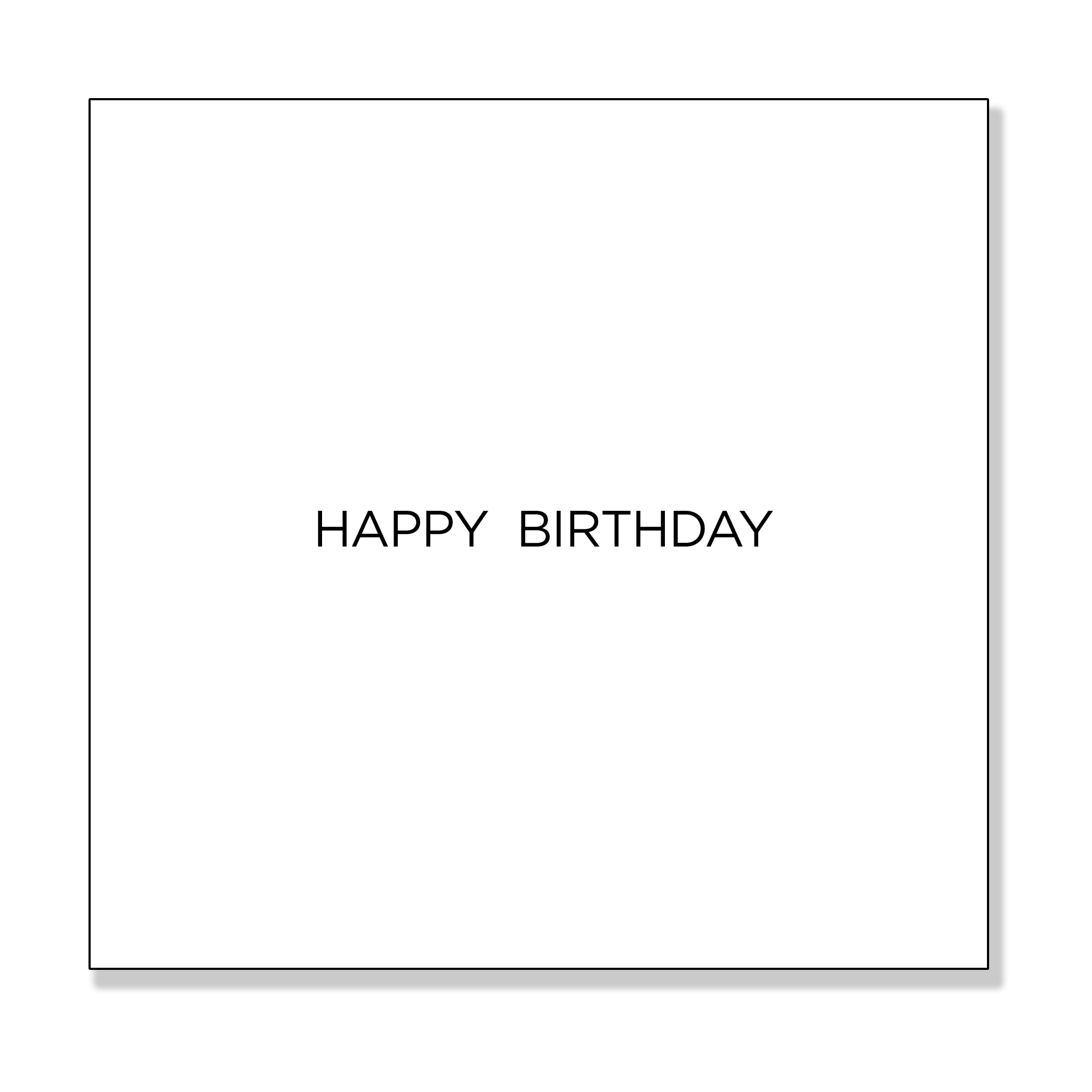 BIRTHDAY CARD