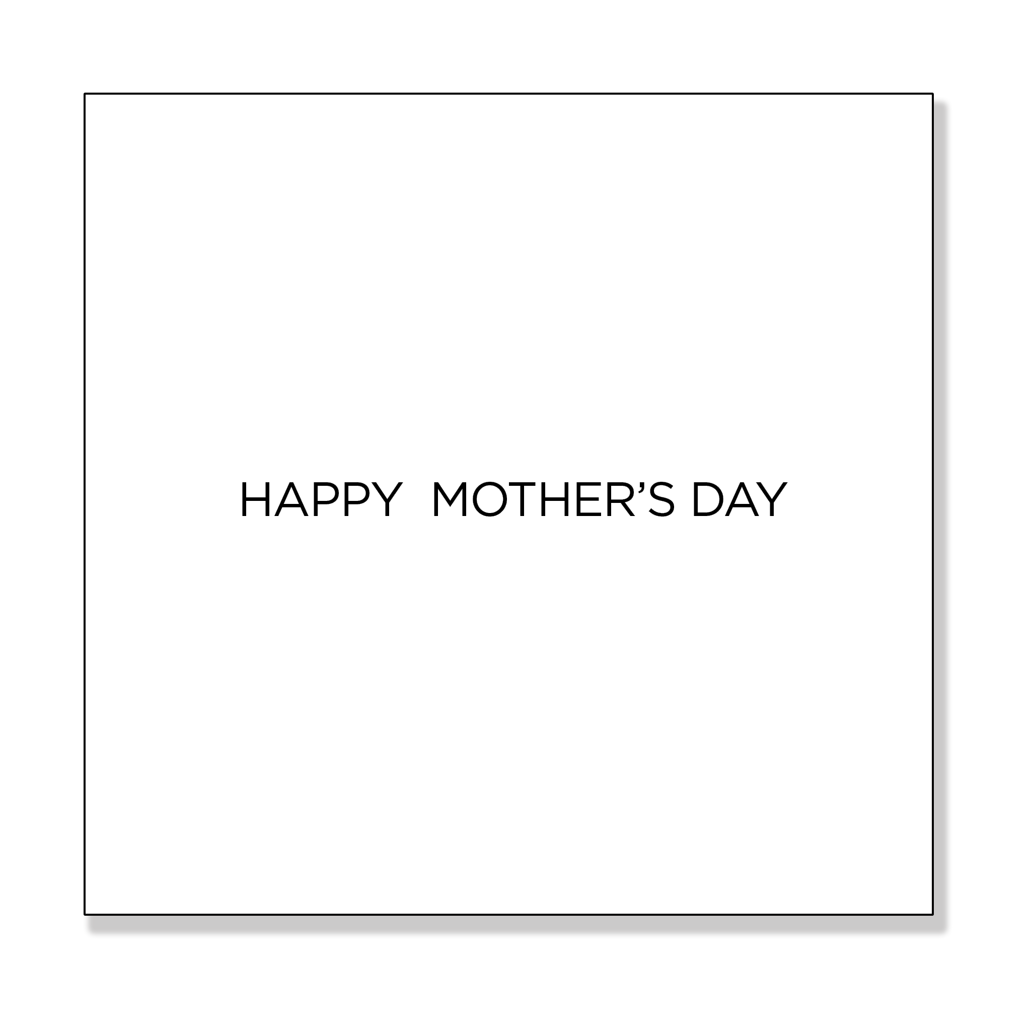 MOTHER'S DAY CARD