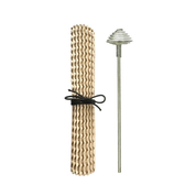 Japanese honey dipper stainless steel utensil for drizzling honey